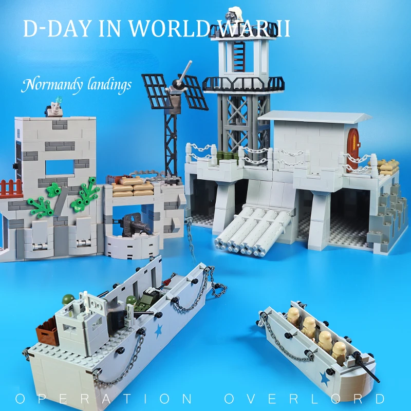 Battle of Normandie Building Blocks Ww2 Toys D-day 