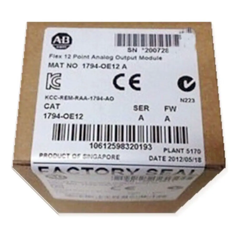 

Sealed Allen-Bredley Flex 12 Point Analog Output Module AB 1794-OE12 NEW