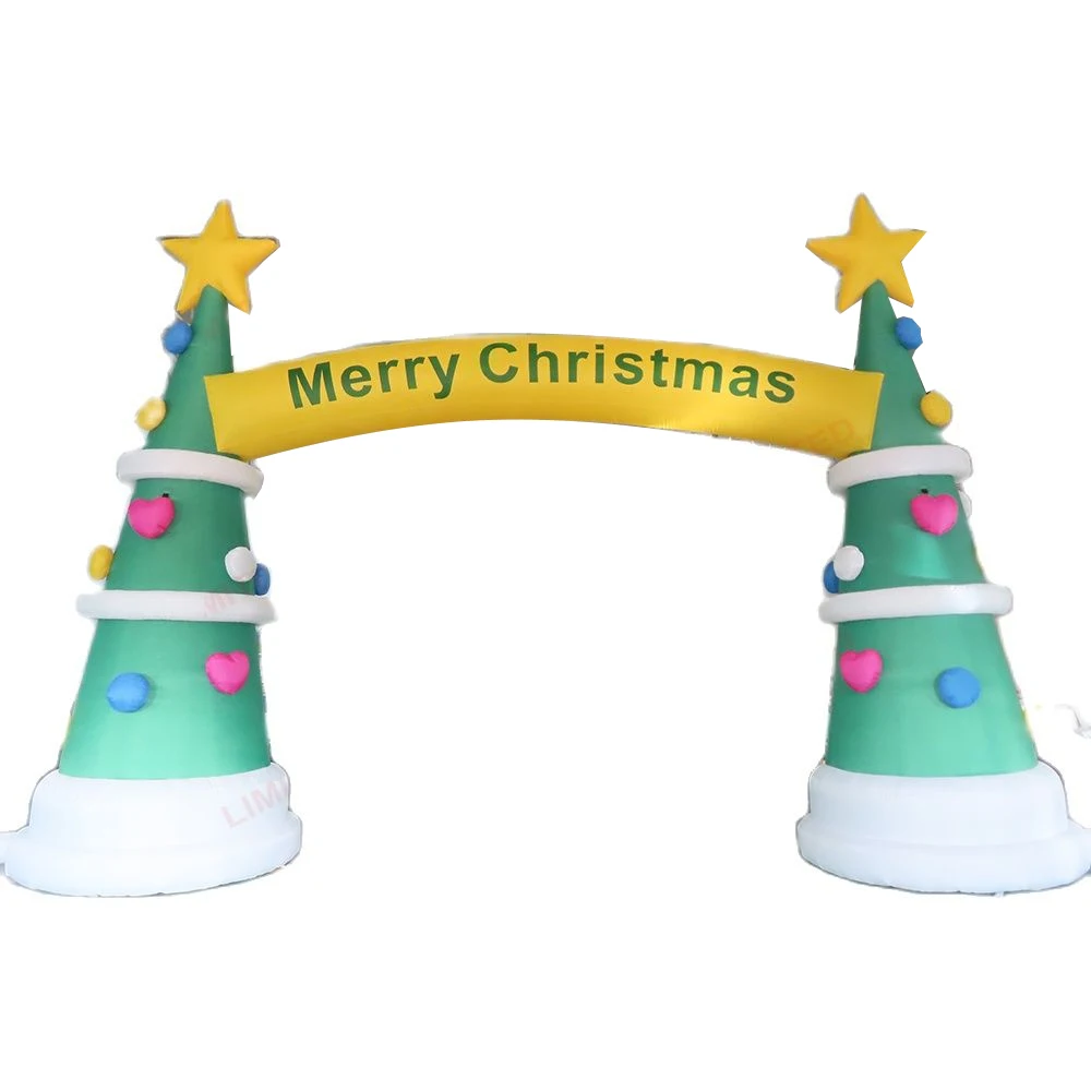 

Free Shipping Merry Christmas Inflatable Arch Santa Archway for Xmas Party Decoration