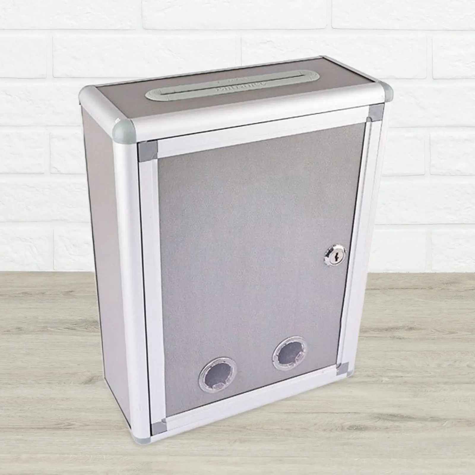 Lockable mailbox for wall mounting, mailbox with key lock, outdoor durable key