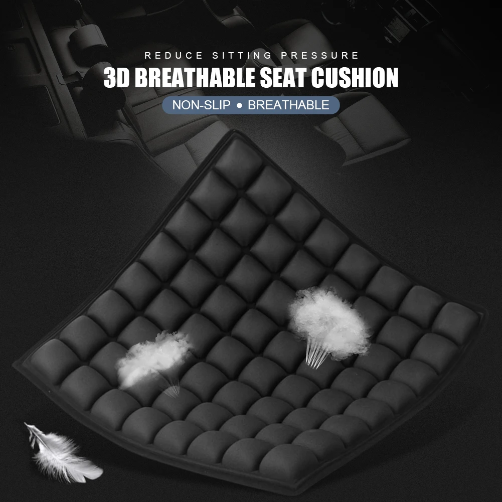 3D Seat Cushion Air Water Iatable Chair Pad For Wheel Chair Office Car Home Breathable NonSlip Hip Protector Accessories
