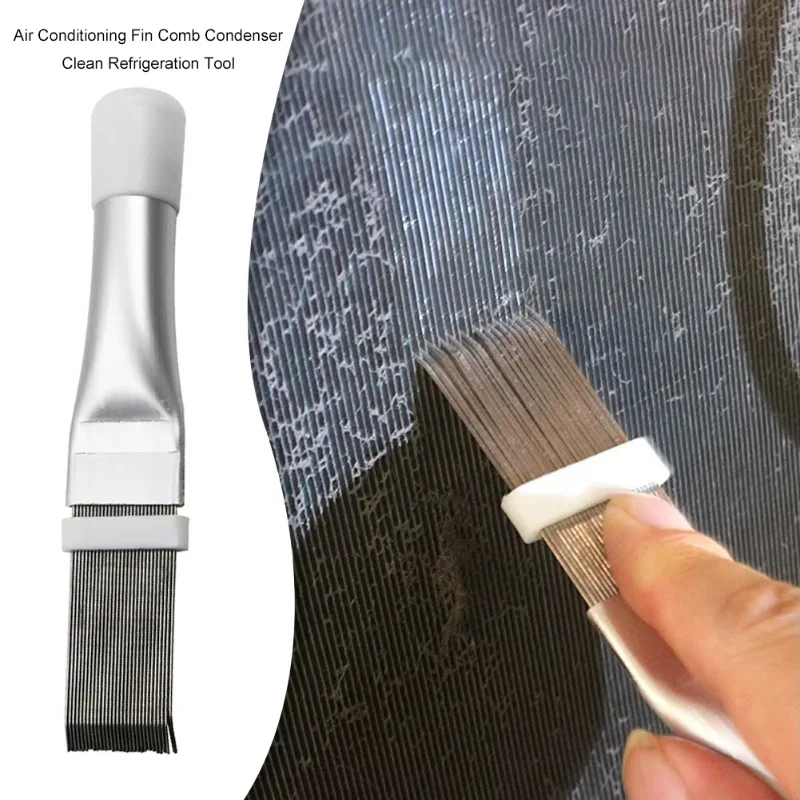 Air Conditioner Heat Sink Comb, Stainless Steel Condenser Heat Sink Brush, Heat Sink Comb, Maintenance and Cleaning Tool 1