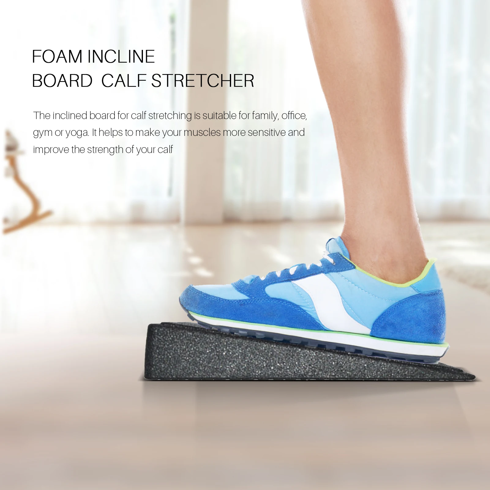 Yoga Foam Wedge Blocks Calf Stretcher Slant Board For Physical