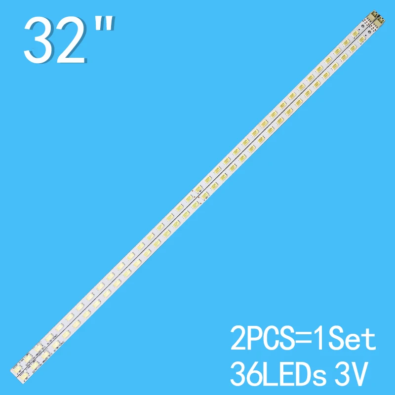 LED backlight strip For LJ64-03019A 32-DOWN 32INCH-HD-36 G1GE-320SM0-R5 LJ07-00924A FW202082A0 LTA320AN01 LTA320HN02 LTA320HW02 2pcs set tv led backlight bar strip side light g1ge 320sm0 r5 r6 lj64 03019a for tcl l32f3200b l32f3200b l32p21bd l32f2360