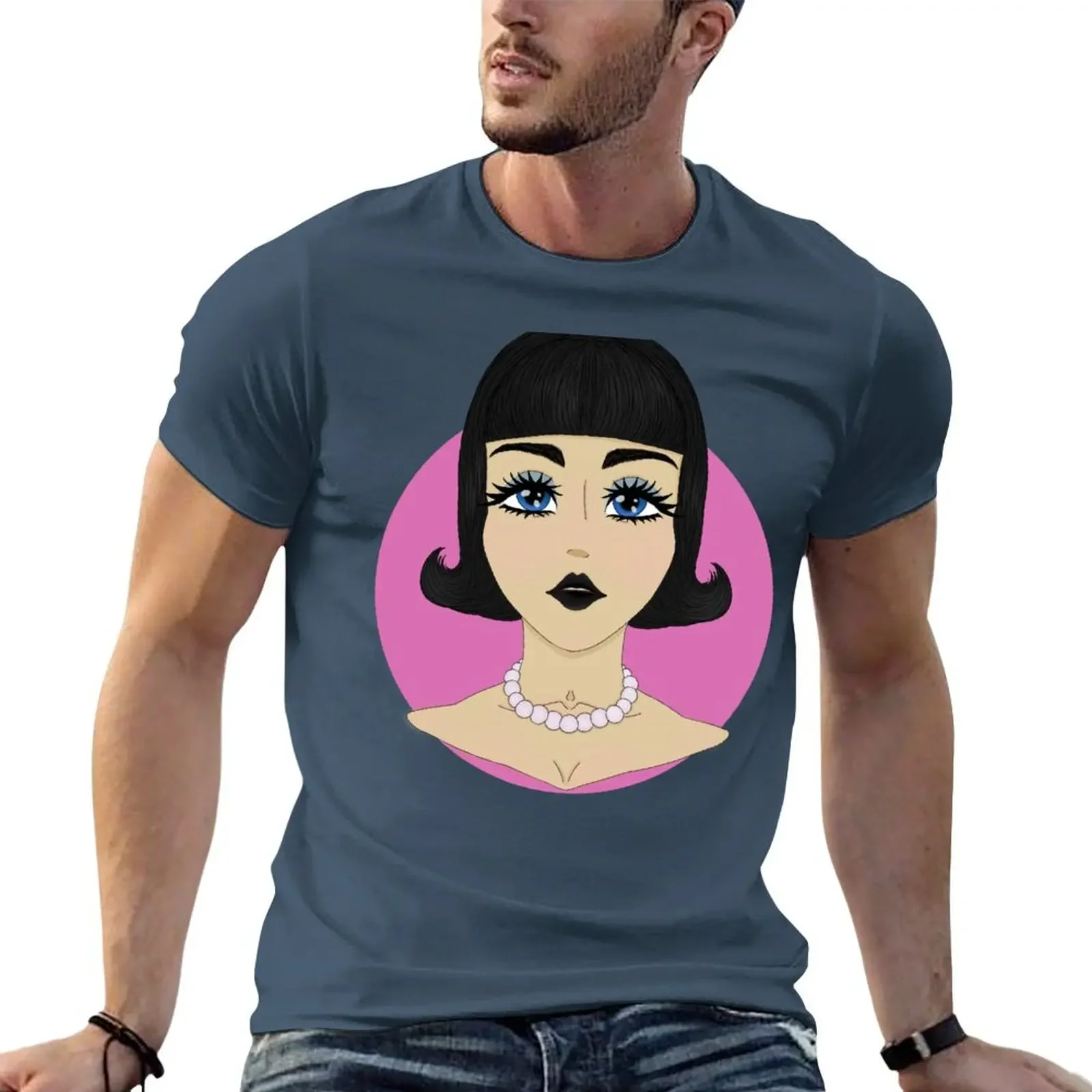 Qveen Herby T-Shirt Abbigliamento Estivo T-Shirt Oversize Da Uomo