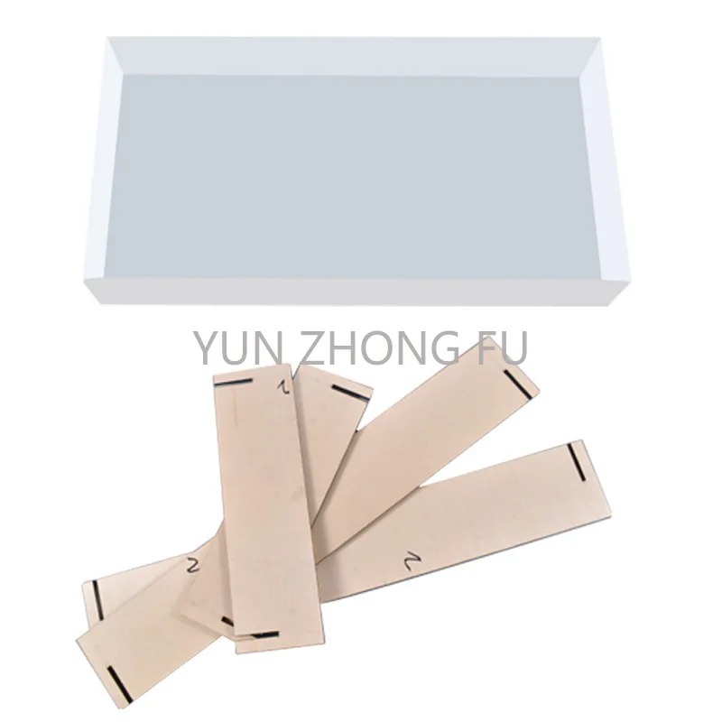 M2205 Vassoio Grande River Table Stampi In Resina Trasparente A Forma Di Acqua Tavolo Da Pranzo In Resina Epossidica Stampo In Silicone Stampi In Resi