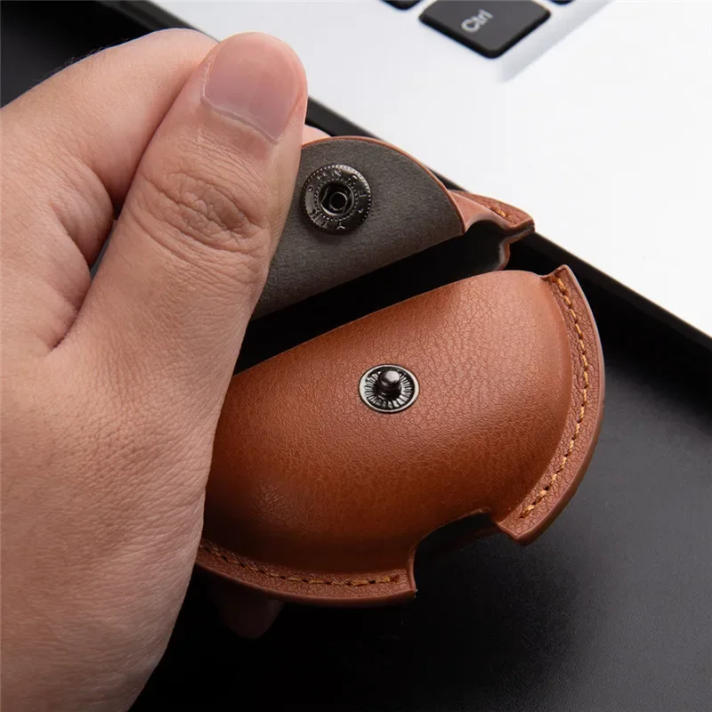 Premium Leather Protective Case for Bluetooth Headsets - Soft, Simple, Anti-drop Design