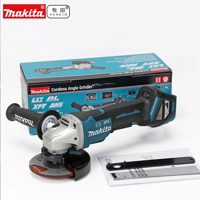Makita BRUSHLESS AWS ANGLE GRINDER DGA518Z DGA518 18V 125mm Paddle Switch  BODY ONLY - AliExpress