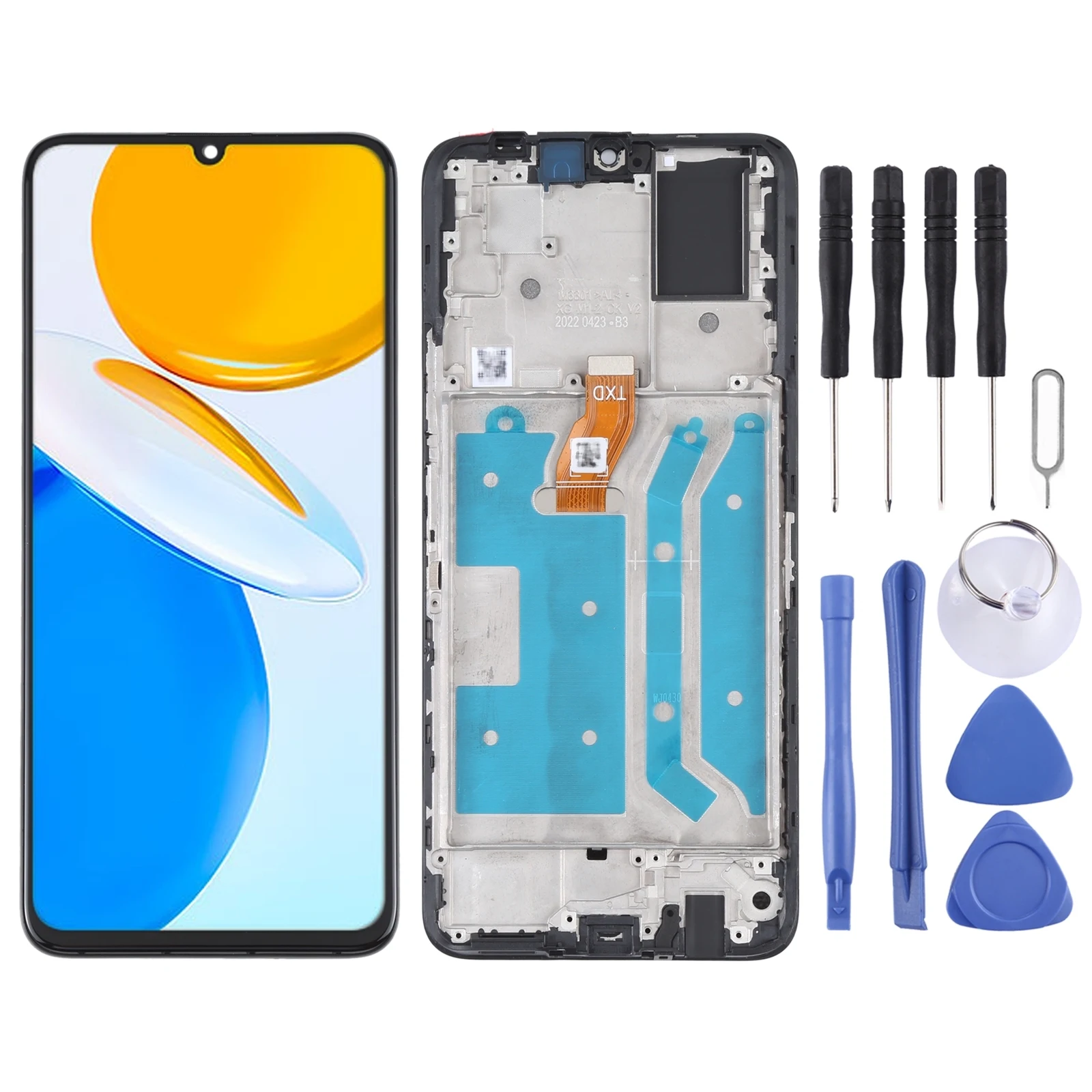 

ЖК-экран для Honor X7 дигитайзер Полный комплект с рамкой для Honor X7 ЖК-дисплей