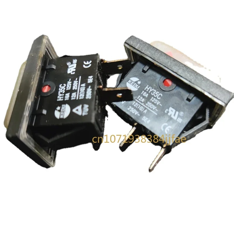 Interruptor De Boton Basculante Hy35C 125/250V 16/12A