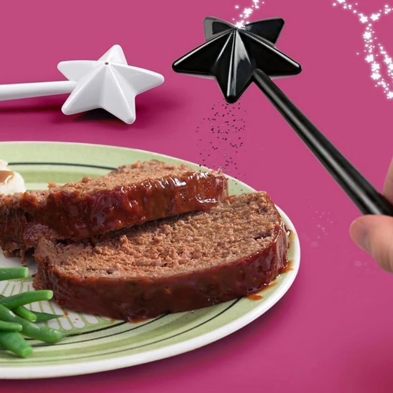 4 Piece Salt And Pepper Shaker Magic Wands Duo Plastic