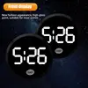 Vehicle Touchable Screen Clock Car Digital Watch Auto Electronic Clocks Alloy Shell Car Electronic Accessories 6