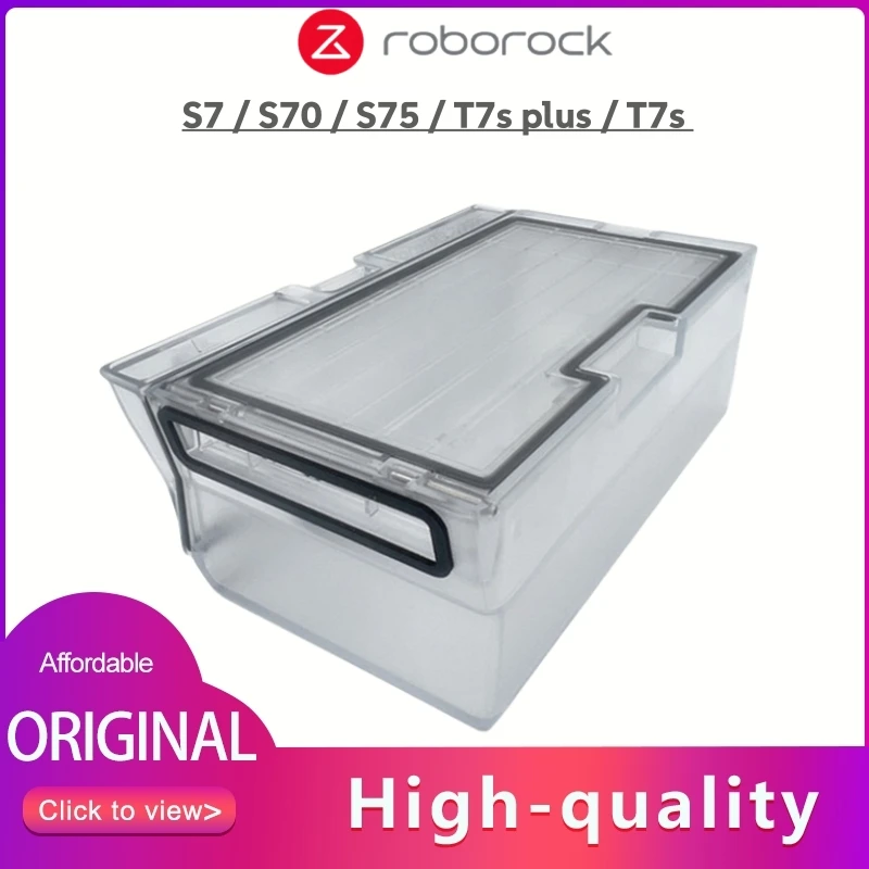 Original Roborock S7 Dust Box With Filter Accessories For Roborock S70 S75 T7s plus Vacuum Cleaner Dustbin Optional Spare Parts