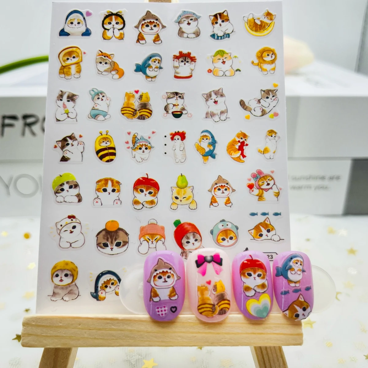 Newest The Boy and the Heron 3d Nail Art Sticker Nail Deco Slider TSC-514 3