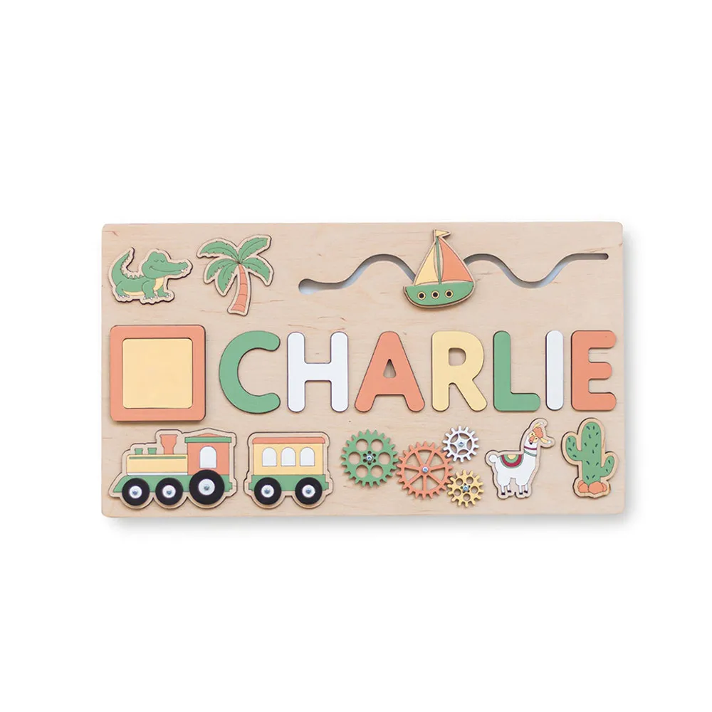 Personalized First Name Wooden Puzzle 6 | Personalized First Name Wooden Puzzle 5