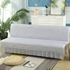 Universal Stretch  Sofa Bed Cover Couch Covers Armless Sofa Cover Washable  Elastic Folding Furniture Sofa Bed Covers 6