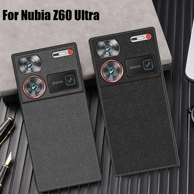 Funda de cuero para teléfono ZTE Nubia Z60 Ultra, cubierta protectora a  prueba de golpes para