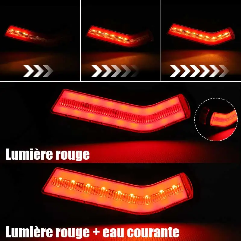 Enquêter de gabarit latéral à 20 LED, feu de dégagement arrière à LED,  remorque de camping-car, camion, bateau 514 up, feux arrière rouges pour  camion, 24V, 2 pièces - AliExpress