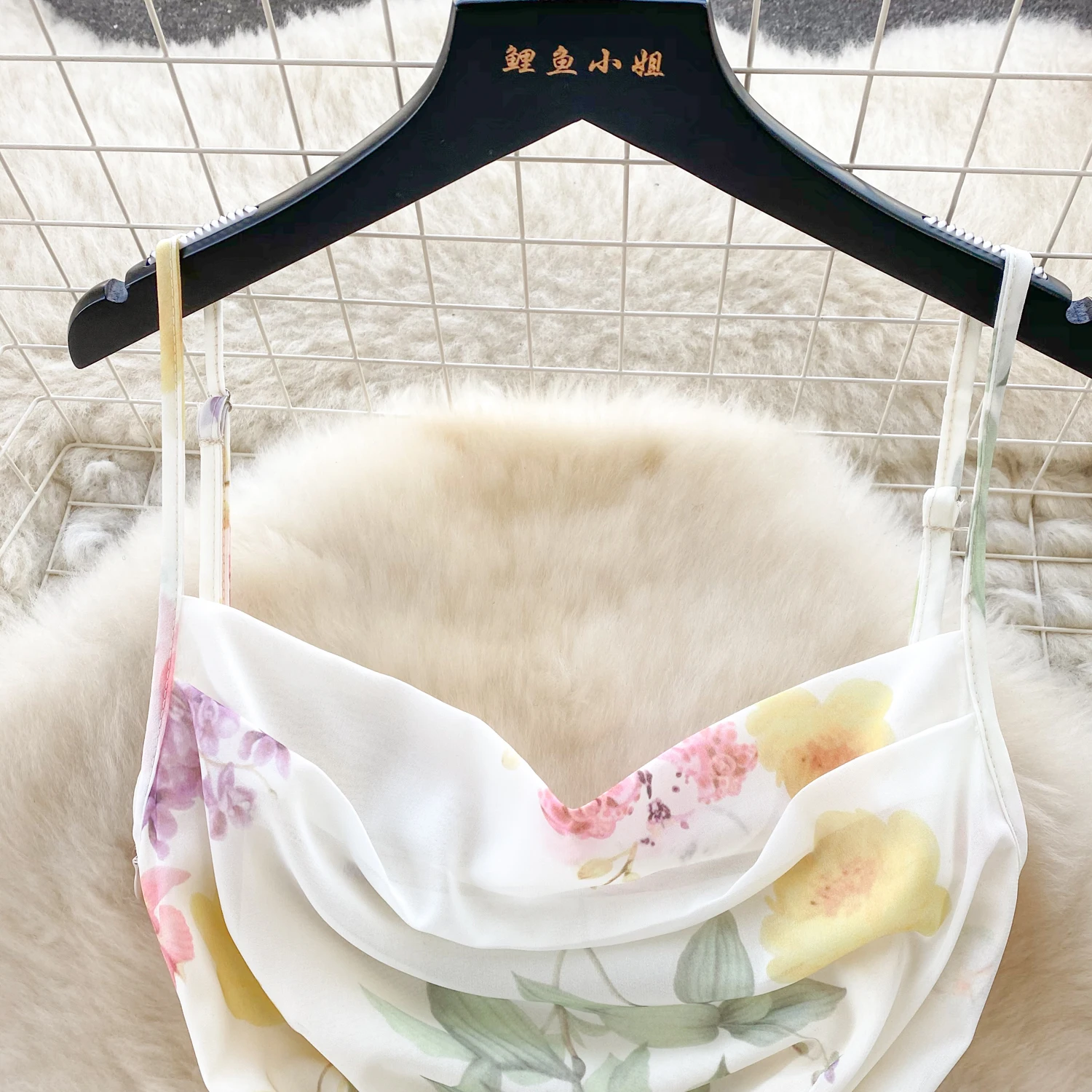 French Elegant Beach Dress New Women Sexy Floral Printed Slim Mid Length Ruffled Party Dresses Ladies Summer Long Robe