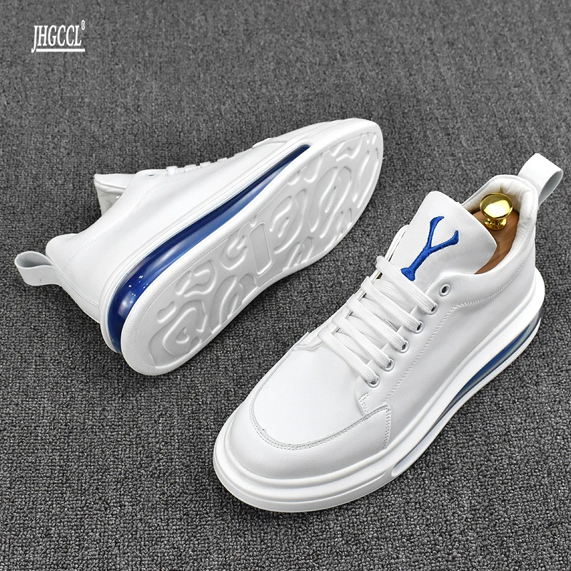 

New low help versatile breathable McQueen trend air cushion small white shoes board shoes casual shoes Korean men's shoes A39