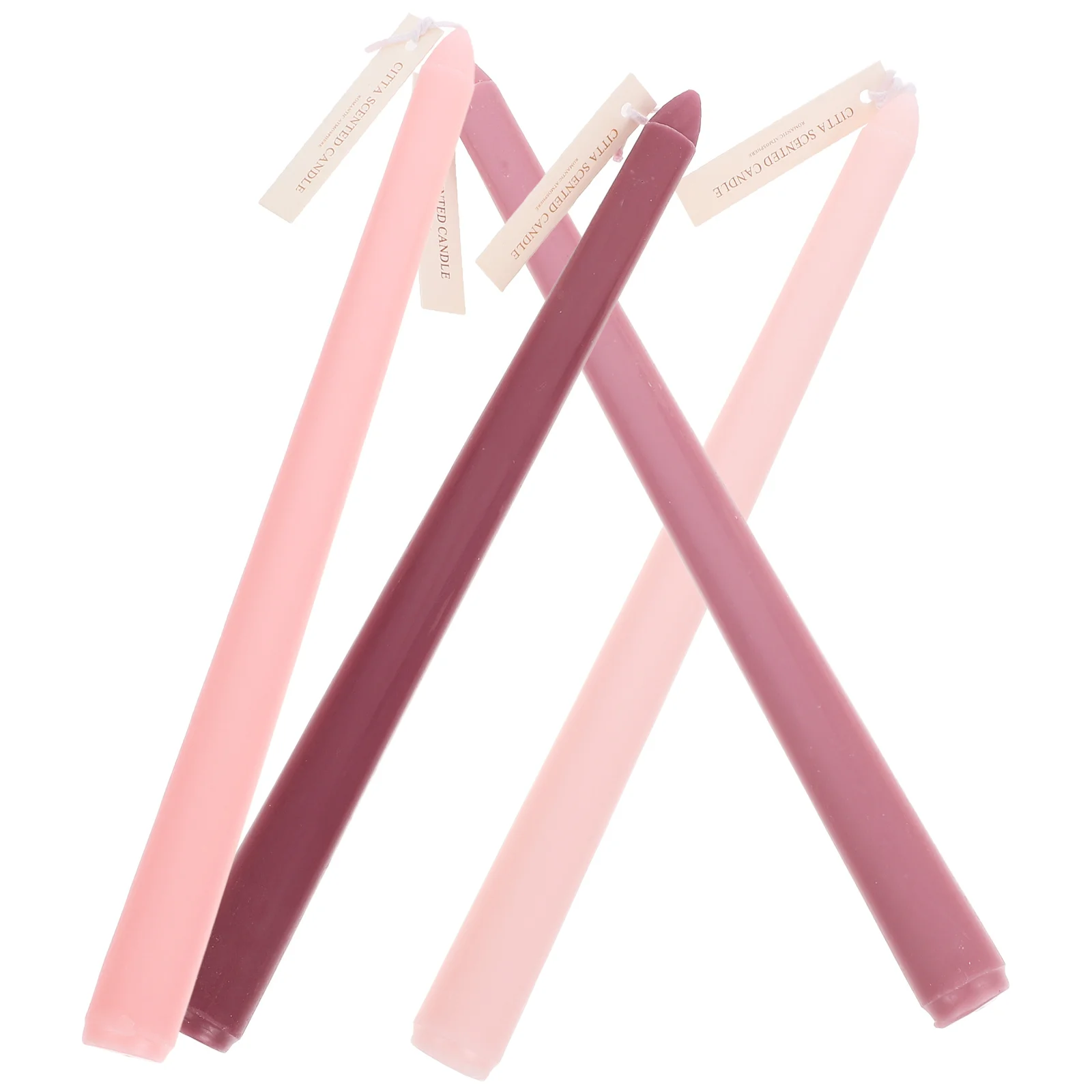 

Party Smokeless Wax Candle Pastel Taper Assorted Xmas Desk Decor Birthday Candle Colored Candlesticks