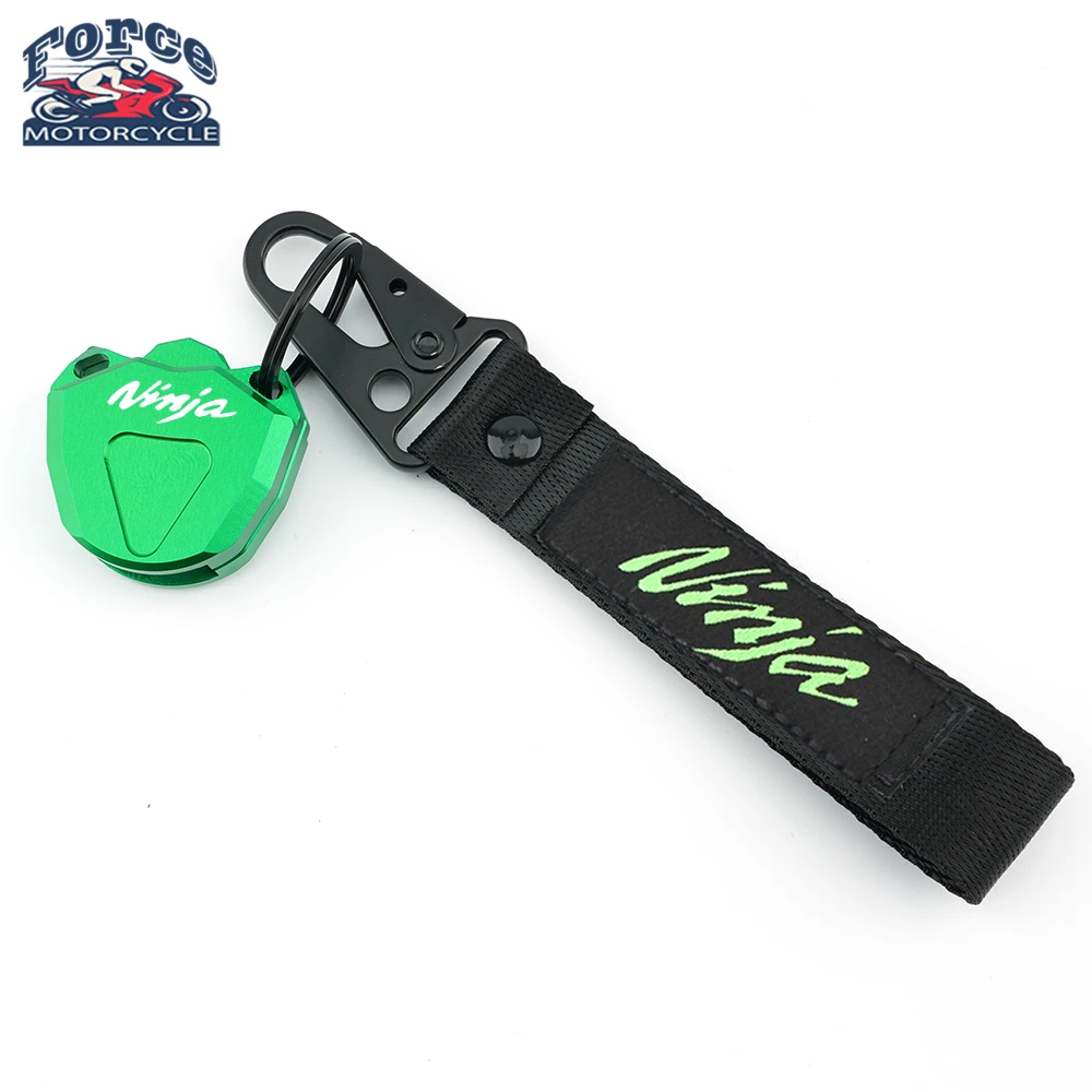 

For KAWASAKI Ninja 400 650 ZX6R 1000SX ZX10R Z900 Z650 Z800 Z900RS Motorcycle Key Cover Case Shell Proteciton Keyring Keychain