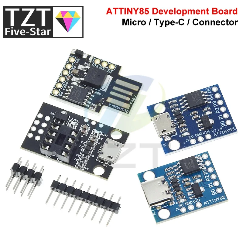 ATTINY85 micro USB module - Fun met Electronica