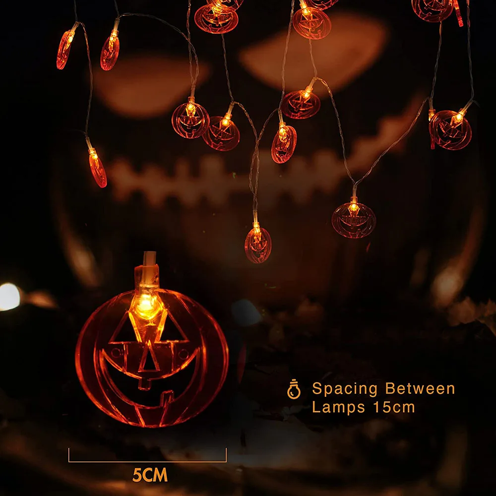 Рисунок 3 - Гирлянда в виде тыквы на Хэллоуин