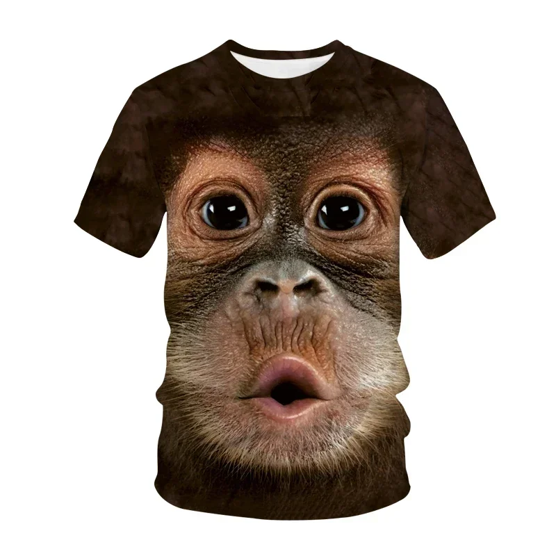 

Newest Funny T-Shirts Monkey Gorilla 3D Print Streetwear Men Women Animal Fashion T Shirt Hip Hop Tshirt Tops Kids Boys Clothing