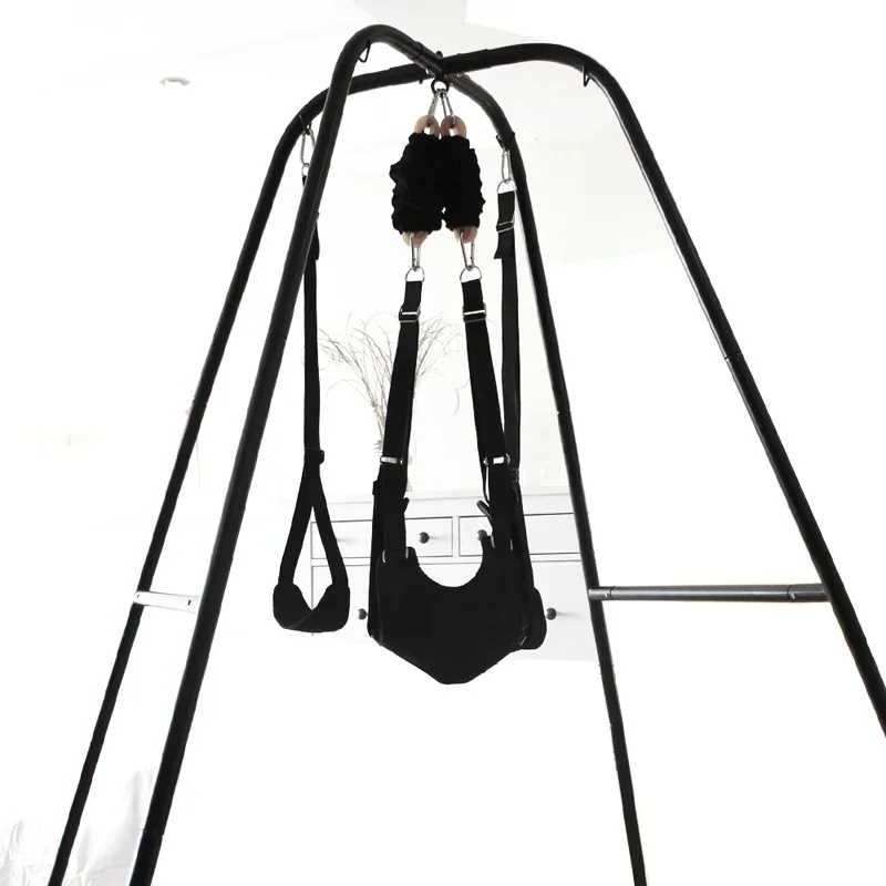 Super Load-Bearing Dual Layers Leather Hammock Swing Chair Sex Furniture Sling Bed Pillow Adult BDSM Games Toy Couples SM320