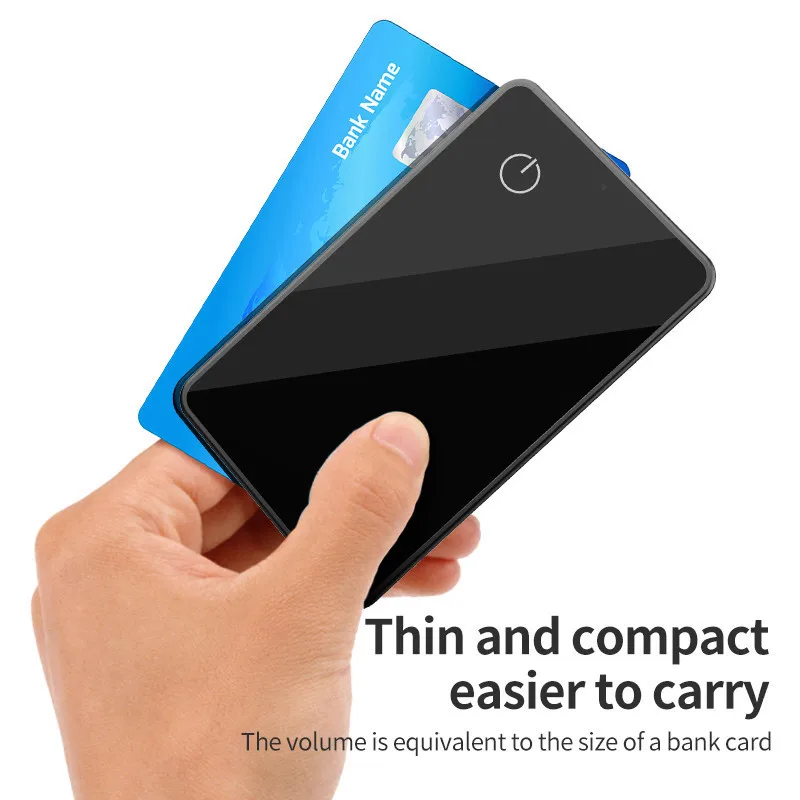 MFI Certified Gps Tracker Card Finder Bluetooth Locator for Wallet, Luggage and More (iOS Only) Works with Apple Find My & Siri