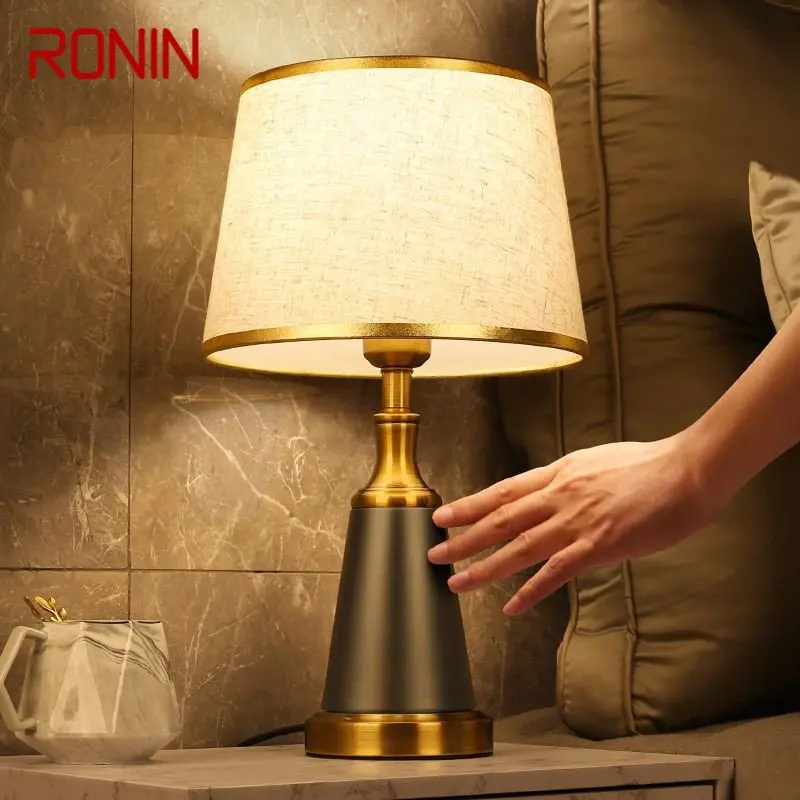 

RONIN Modern Dimming Table Lamp LED Creative Luxury Desk Light for Home Living Room Bedroom Bedside Decor