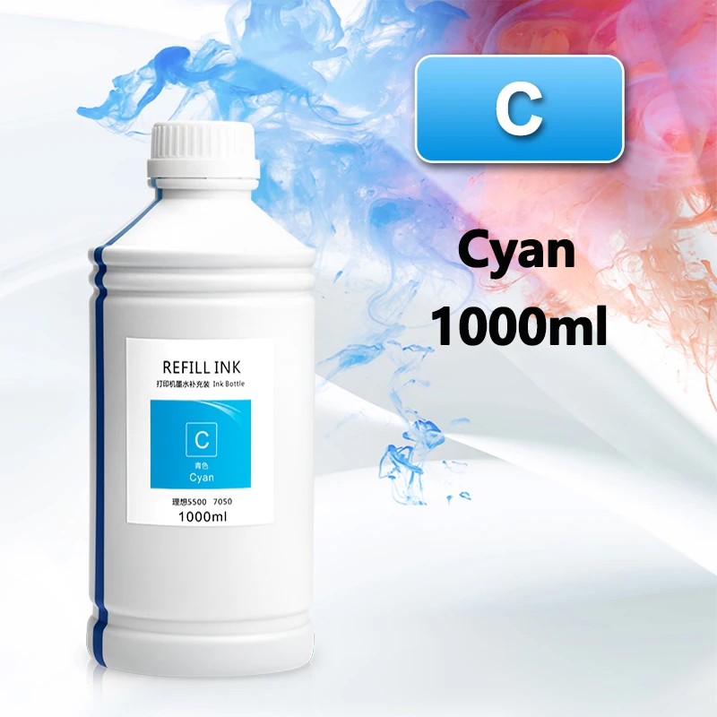 1000ml Refill Pigment Ink For Riso Comcolor 3150 7150 9150 3110 3050 7050 9050 1230 5230 5231 5000 HC5000 5500 Printer Bulk Ink