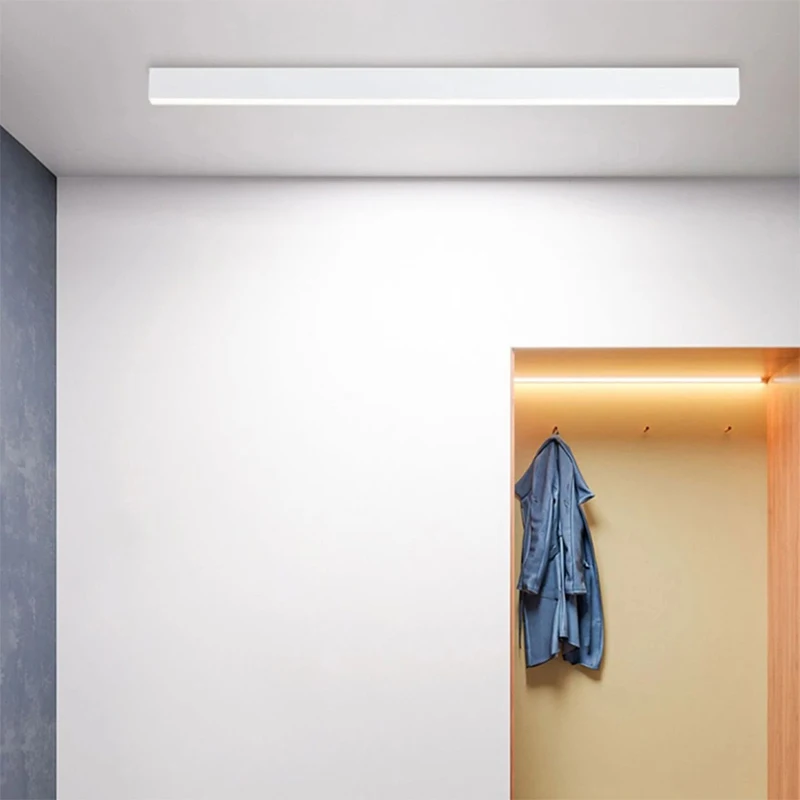 EIDISUNY Modern Ceiling Light LED, 50cm Black LED Dimmable Ceiling Lights Fixtures With Remote