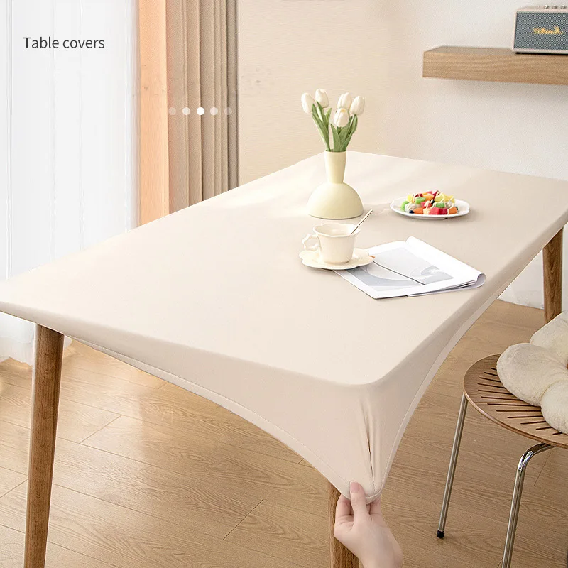 

Lambskin All Inclusive Soft Elasticity Dining Table Cloth Waterproof Drain Oil Wash Free Scald Resistant Ablecloth Cover Mesas