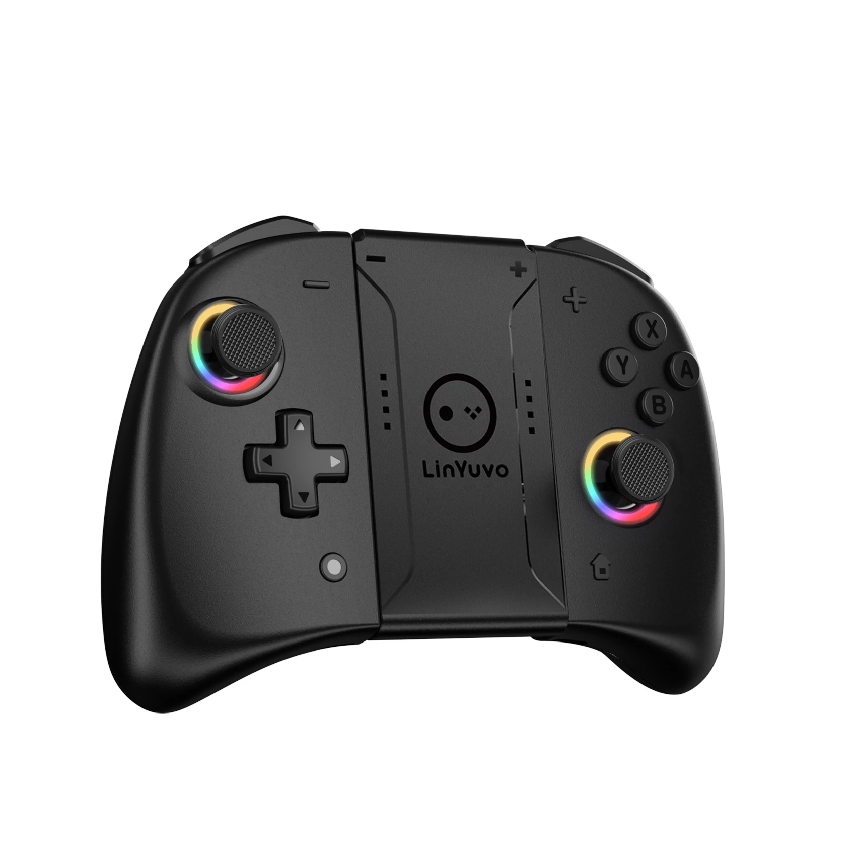 Meteor Light Wireless Joy-pad with 8 Color RGB Lights for Switch/Switch OLED, with Programmable, 6-Axis Gyro, Turbo & Vibration