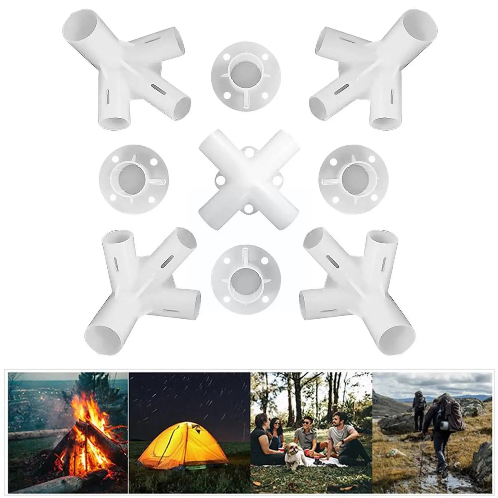 

Outdoor Camping Spare Parts For 3x3m Gazebo Awning Tent Feet Corner Center Connector 25*19mm Tent Connector Parts Tent P3R7