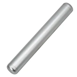 Premium Aluminum Airtight Travel Storage Tube - Smell Proof & Waterproof Cigarette Holder (Silver)