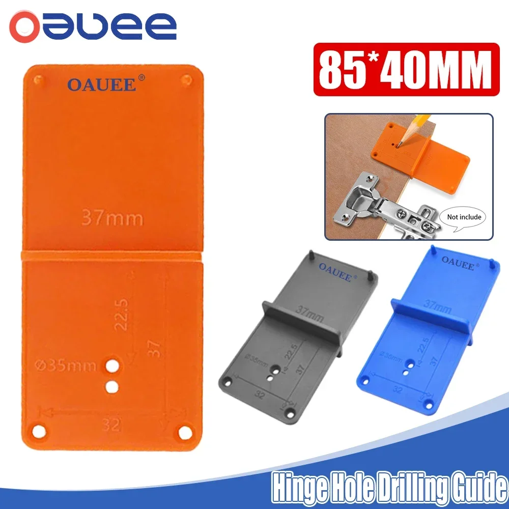 Hinge Hole Drilling Guide Plastic Woodworking Punch Opener Locator Template For Carpentry Holes DIY Tools For carpentry In Wood