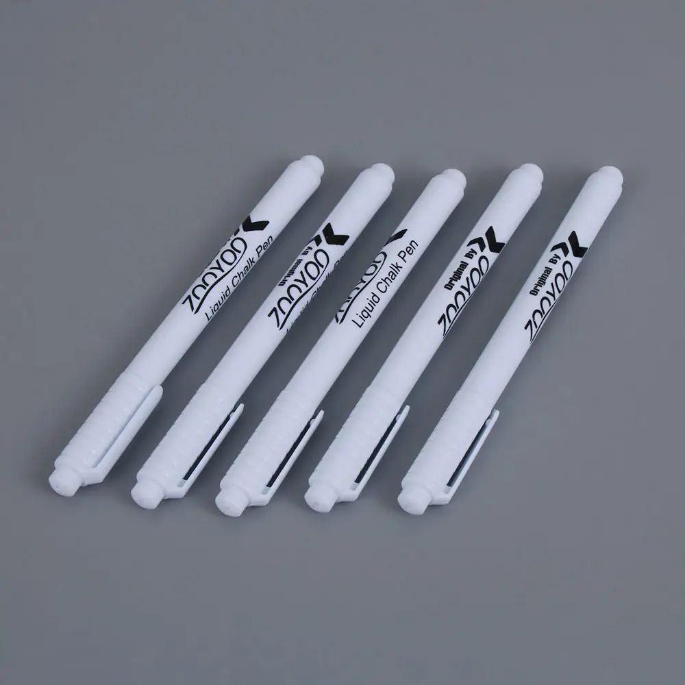 White Liquid Chalk Pen Glass Windows Chalkboard Black Board Marker Erasable Environmental Writing Drawing Tools 1PC white marker pens,pen marker,markers pen,marker pens,marker pen,colored pens,liquid chalk markers