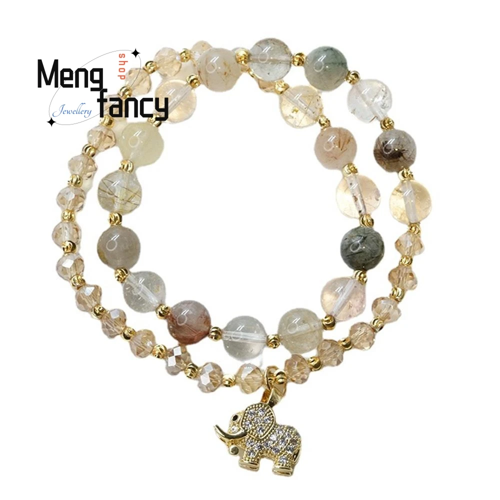 Рисунок 6 - Браслет с кристаллами для волос натурального цвета