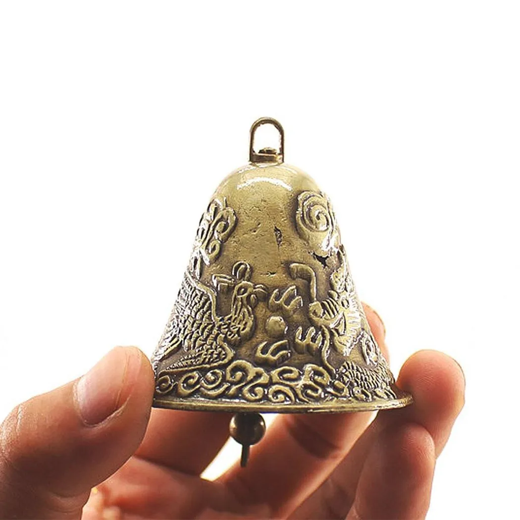 Antique Bells Zinc Alloy Grazing Horse Cow Brass Bells 6*6cm