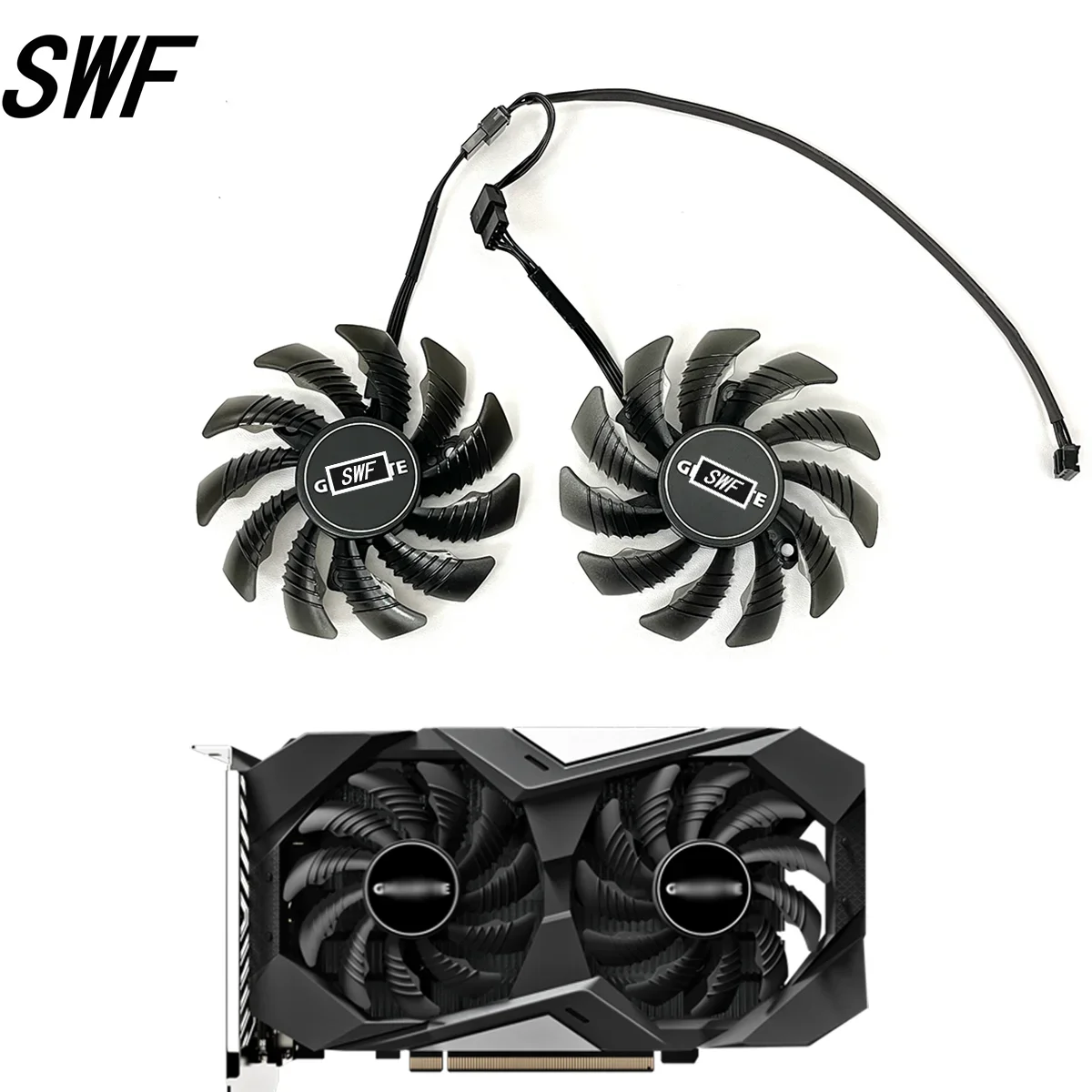 75Mm T128010Su Ventola Di Raffreddamento Muslimate 1650 Per Gigabyte Geforce Gtx 1650 Cn D6 Windforce Oc 4G Rev. Ventola Della Scheda Grafica 1.0 2.0