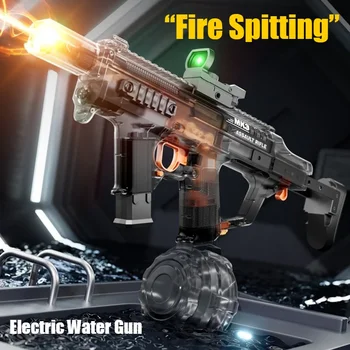 MK3 Electric Continuous Shooting Water Gun  Large-capacity Cool Flash Light Summer Outdoor High-Pressure Water Pistol Toy 1