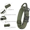 Pet Dog Collar Leash Set Durable Adjustable Pet Tactical Collar Leash Medium Large Dog German Shepherd Training Accessories 3
