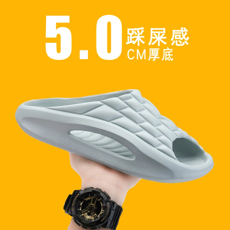 

Шлепанцы мужские на плоской толстой подошве, из ЭВА, Нескользящие, летние