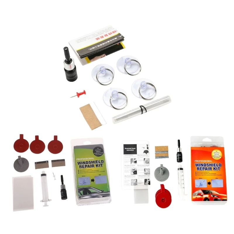 Car Windshield Quick Repair Cracked Tool Resin Sealer Automotive Glass Polishing