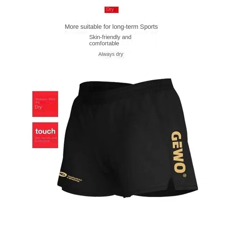 GEWO Breathable Sweat Absorbing Quick Drying Men's and Women's Table Tennis Shorts