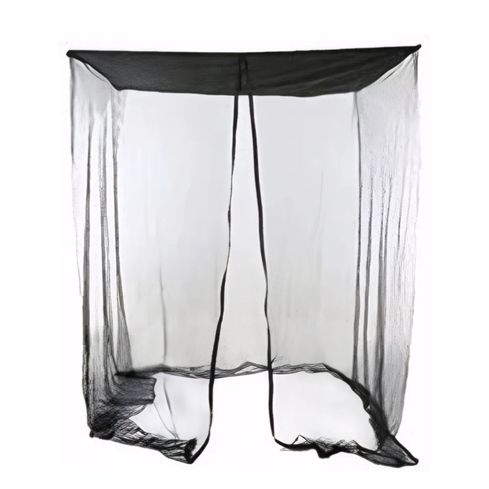 Patio Swing Mosquito Netting Waterproof Swing Chair Mesh Net Zipper Closure Rectangle Netting Curtain for Swing Chair