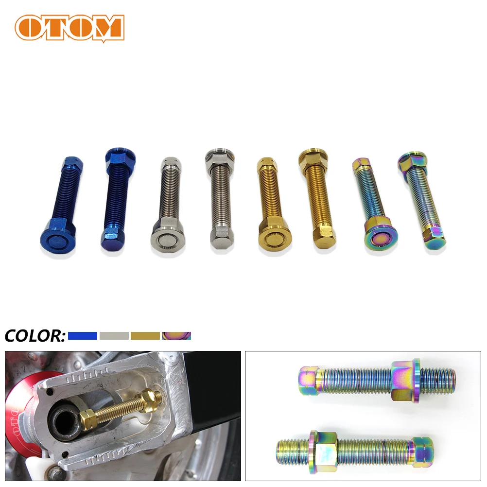 OTOM Titanium Alloy Chain Adjuster Bolt M8 M10 Motocross Dirt Bike For KTM HONDA KAWASAKI SUZUKI YAMAHA